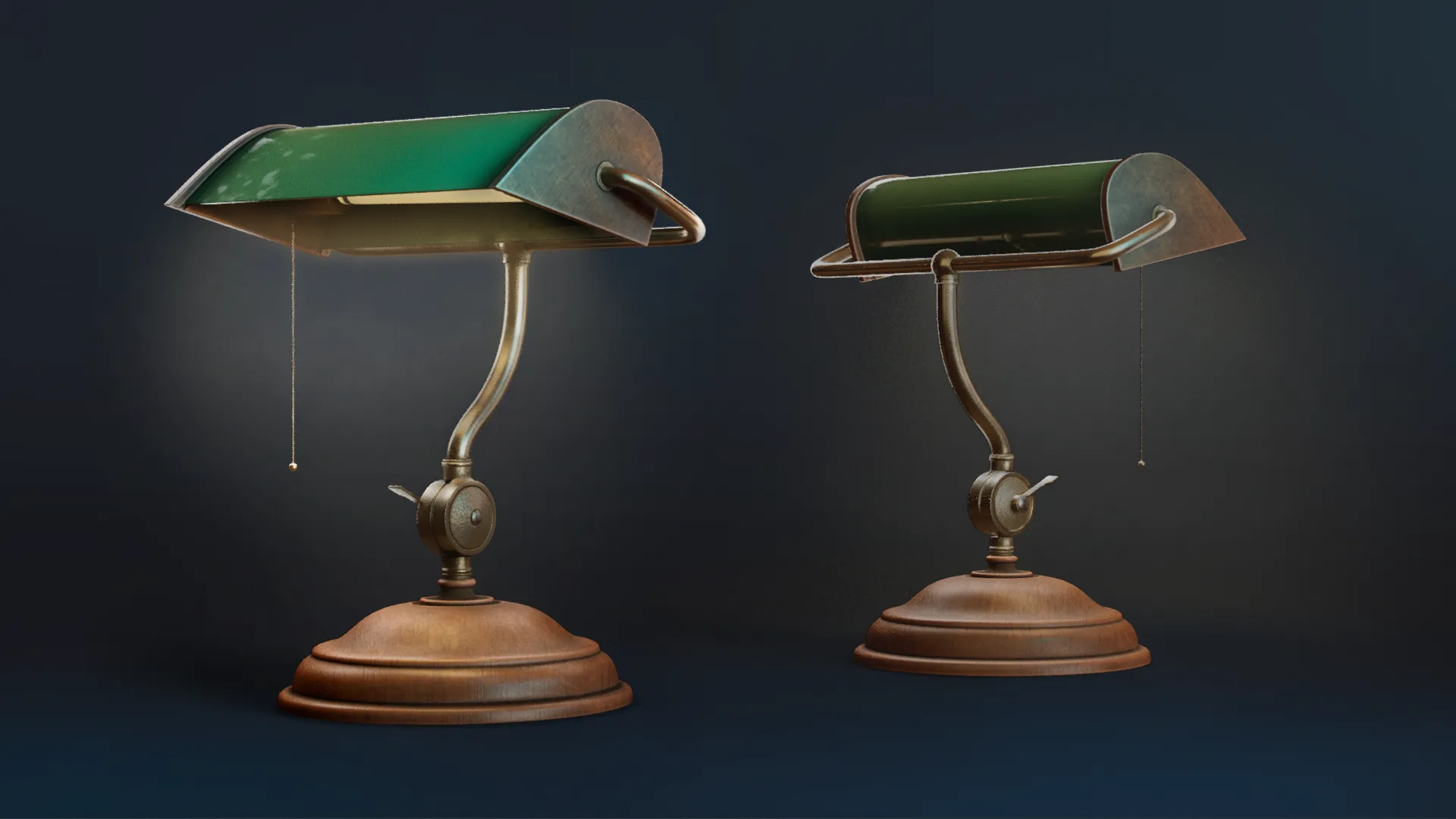 01 · Final — Desk lamp — hero prop.